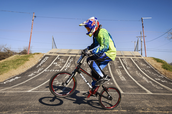 Daniel on BMX bike